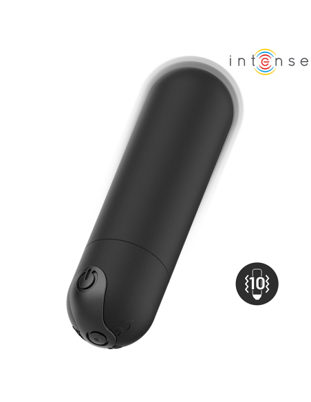 INTENSE - KAREN MINI ĮKROVIMAS VIBRUOJANČIA KULKA JUODA