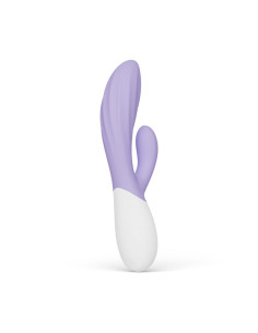 LELO - INA TWIST DOUBLE VIBRATOR RABBIT FOR G-SPOT AND CLITORIS LAVENDER