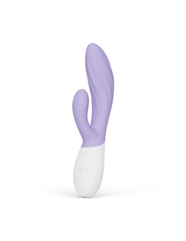 LELO - INA TWIST DOUBLE VIBRATOR RABBIT FOR G-SPOT AND CLITORIS LAVENDER