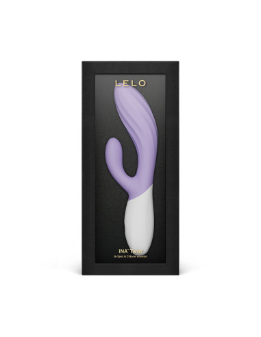 LELO - INA TWIST DOUBLE VIBRATOR RABBIT FOR G-SPOT AND CLITORIS LAVENDER