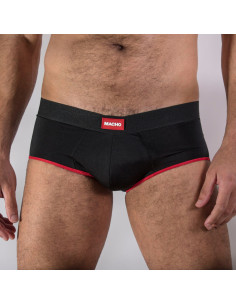 MACHO - MS24R BRIEF UNDERPANTS DARK RED XL