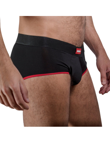 MACHO - MS24R BRIEF UNDERPANTS DARK RED XL