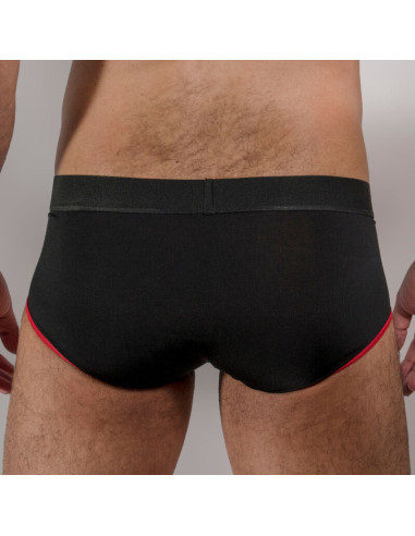 MACHO - MS24R BRIEF UNDERPANTS DARK RED XL