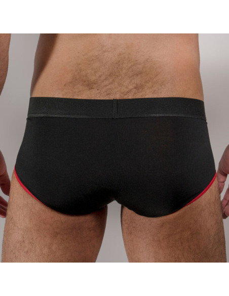 MACHO - MS24R BRIEF UNDERPANTS DARK RED XL