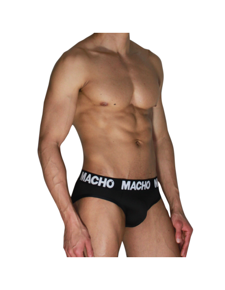MACHO - MCH007 CLASSIC SLIP BLACK BLACK S