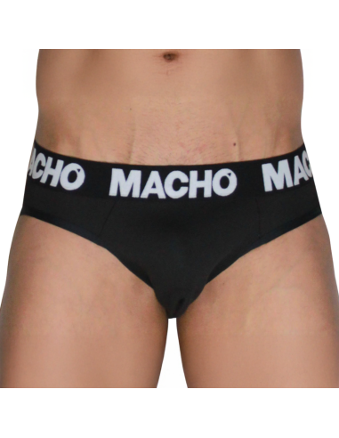 MACHO - MCH007 CLASSIC SLIP BLACK BLACK S