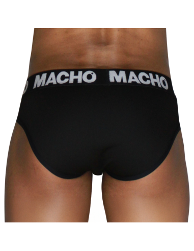 MACHO - MCH007 CLASSIC SLIP BLACK BLACK S