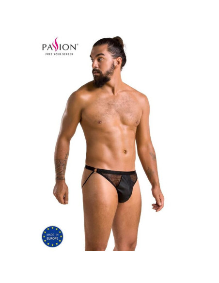 PASSION - 034 SLIP OPEN LUKE BLACK S-M