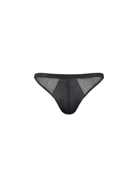 PASSION - 034 SLIP OPEN LUKE BLACK S-M