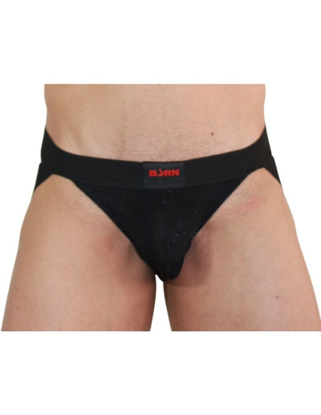 BURN - 003 JOCK SHINY BLACK S
