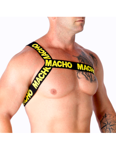 MACHO - ROMAN HARNESS YELLOW S-M