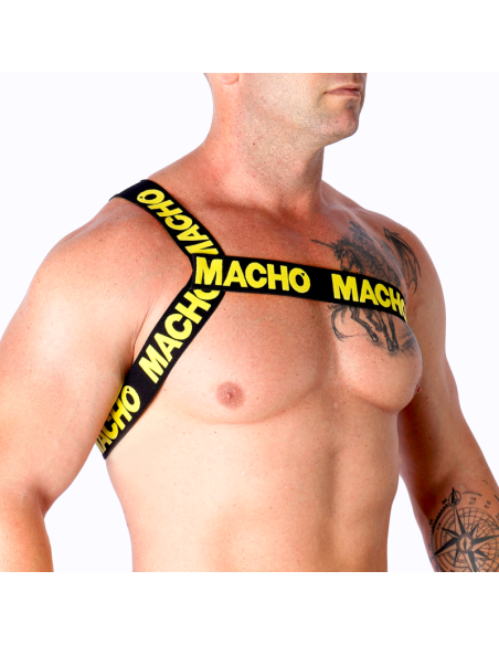 MACHO - ROMAN HARNESS YELLOW S-M