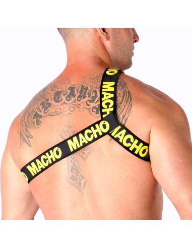 MACHO - ROMAN HARNESS YELLOW S-M