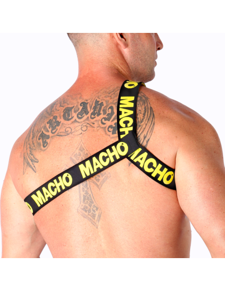 MACHO - ROMAN HARNESS YELLOW S-M