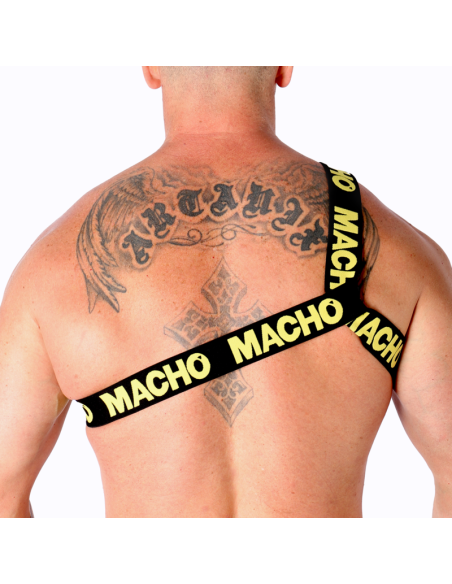 MACHO - ROMAN HARNESS YELLOW S-M