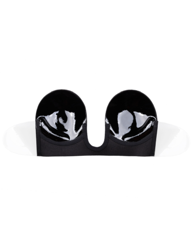 BYE-BRA - BRA WITHOUT HANDLES SHAPE U BLACK CUP A