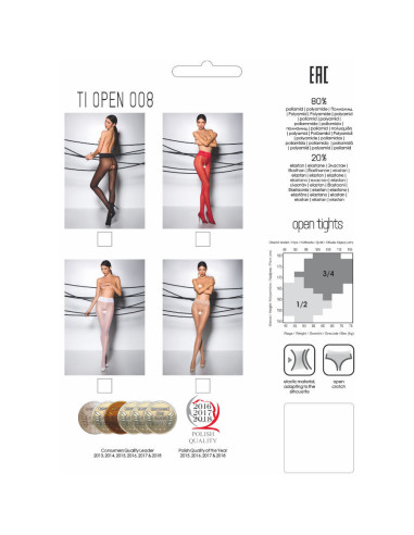 Aistra - TIOPEN 008 Baltos pėdkelnės 1-2 30 DEN