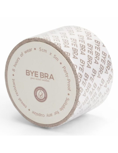 BYE-BRA - BODY TAPE DOUBLE SIDED DOUBLE SIDED TAPE BEIGE ONE SIZE 5 X 500 CM