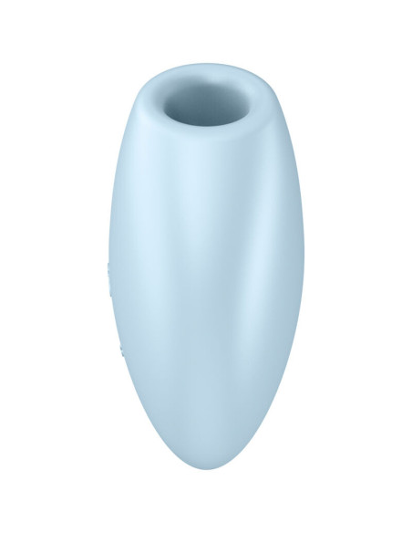 SATISFYER - MĖLYNAS MIELAS ŠIRDELĖS ORO PULSŲ STIMULIATORIUS IR VIBRATORIUS STIMULIATORIUS