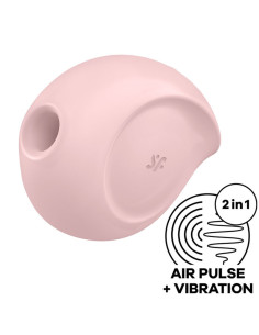 SATISFYER - SUGAR RUSH AIR PULSE STIMULATOR and VIBRATOR PINK