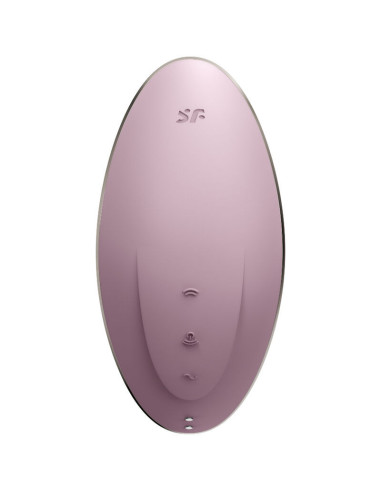 SATISFYER - VULVA LOVER 1 AIR PULSE STIMULATOR and VIBRATOR VIOLET