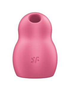 SATISFYER - PRO TO GO 1 DOUBLE AIR PULSE STIMULATOR and VIBRATOR RED 2