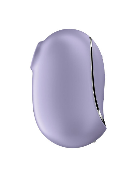 SATISFYER - PRO TO GO 2 DVIGUBAS ORO IMPULSUOTOJAS IR VIBRATORIUS VIOLETINIS