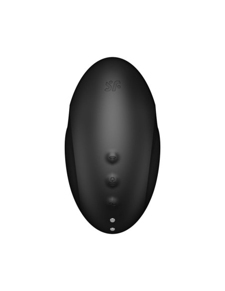 SATISFYER - VULVA LOVER 3 AIR PULSE STIMULATOR and VIBRATOR BLACK