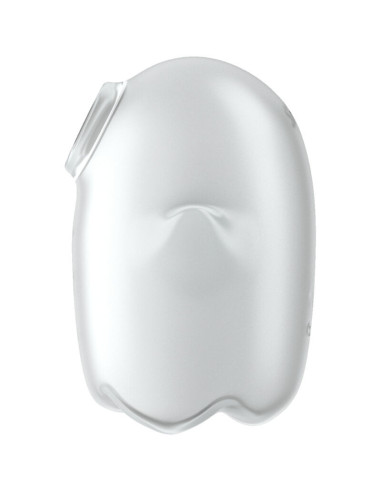 SATISFYER - GLOWING GHOST AIR PULSE and VIBRATOR WHITE