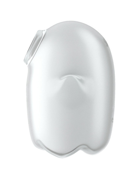 SATISFYER - GLOWING GHOST AIR PULSE and VIBRATOR WHITE