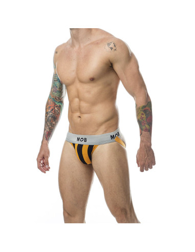 MOB - CLASSIC JOCK STRIPE ORANGE SIZE L