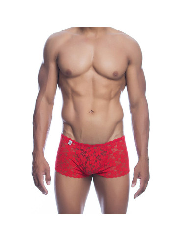 MOB - RAUDONOS NĖRINĖTINĖS KELNĖS, L-XL DYDIS