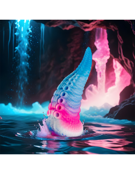EPIC - PHORCYS MĖLYNAS ČIULPTUKAS DILDO MAŽAS DYDIS
