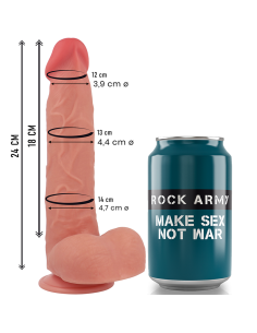 ROCKARMY - SKYSTAS SILIKONINIS RAPTOR 24 CM -O- 4,4 CM