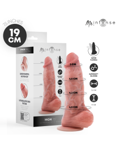 MR „INTENSE“ – MAŽAS SPENCER SILIKONINIS DILDO 19 CM –Ø– 4,5 CM