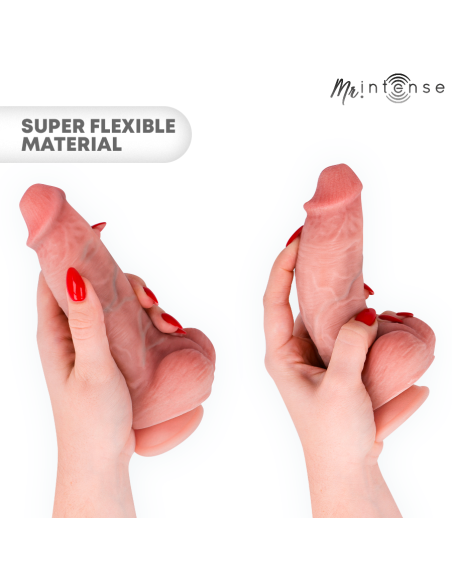 MR „INTENSE“ – MAŽAS SPENCER SILIKONINIS DILDO 19 CM –Ø– 4,5 CM