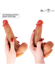 MR INTENSE - BRUCE M SILICONE DILDO WITH TESTICLES 20 CM -Ø- 4.5 CM 2