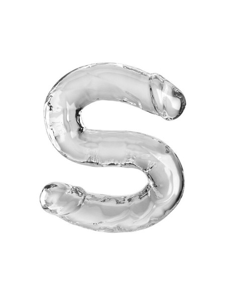 KING COCK - DOUBLE TROUBLE DOUBLE DILDO 46 CM CLEAR