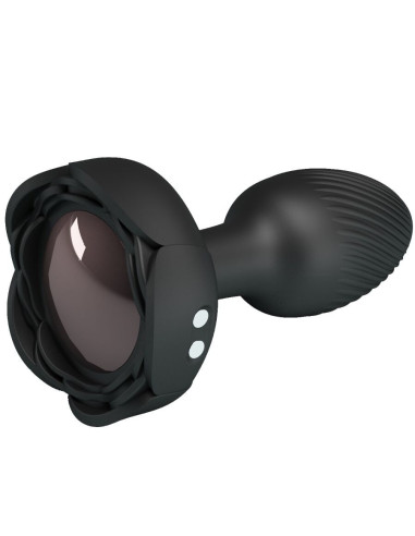 PRETTY LOVE - OLMAN analinis kaištis su LED lempute, juodas, 8,8 cm