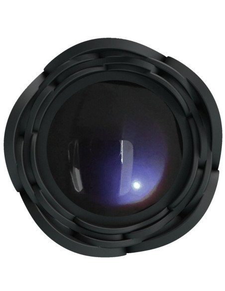 PRETTY LOVE - OLMAN ANAL PLUG WITH LED LIGHT BLACK 8.8 CM