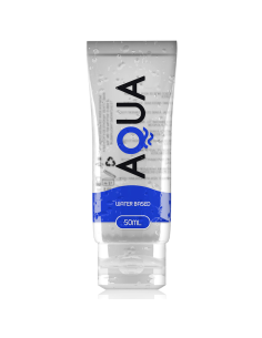 AQUA QUALITY - VANDENS PAGRINDU PAGAMINTAS LUBRIKANTAS 50 ML