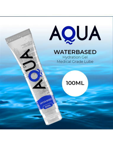 AQUA QUALITY - VANDENS PAGRINDU PAGAMINTAS LUBRIKANTAS 100 ML