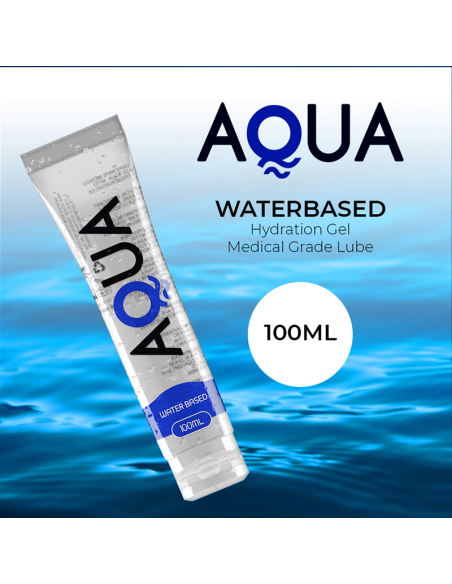 AQUA QUALITY - VANDENS PAGRINDU PAGAMINTAS LUBRIKANTAS 100 ML