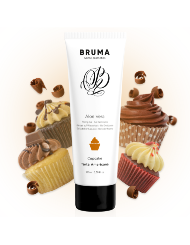 BRUMA - ALOE VERA SLIDING GEL CUPCAKE FLAVOR 100 ML