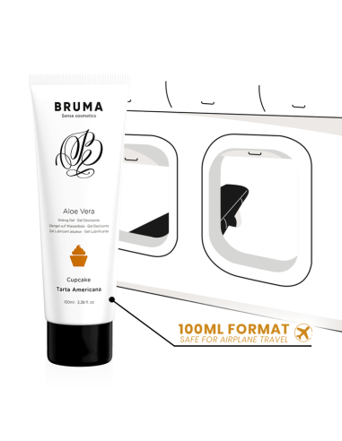 BRUMA - ALOE VERA SLIDING GEL CUPCAKE FLAVOR 100 ML
