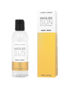 MIXGLISS - silikono pagrindu pagamintas lubrikantas AROMA MONOI 100 ml