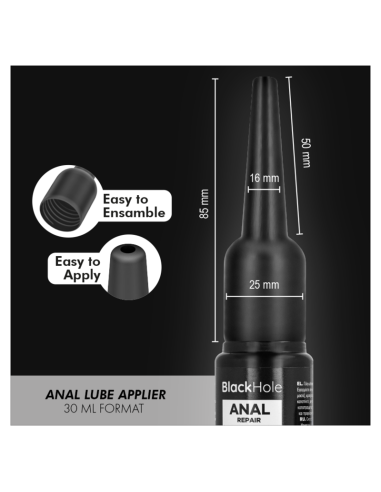 BLACK HOLE - ANAL LUBE APPLIER S SIZE 30 ML