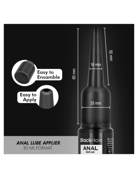 BLACK HOLE - ANAL LUBE APPLIER S SIZE 30 ML