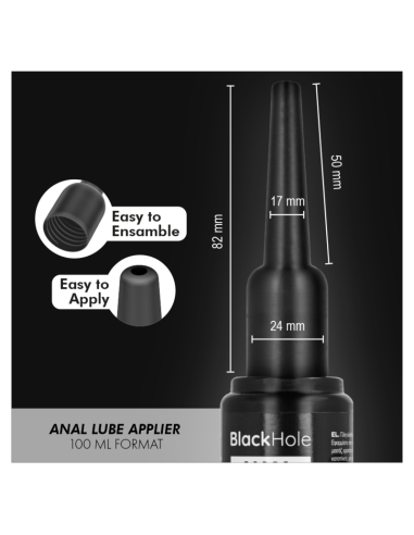 BLACK HOLE - ANAL LUBE APPLIER L SIZE 100 ML
