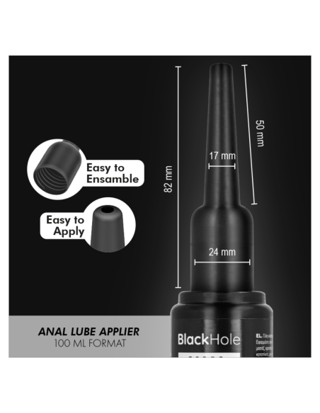 BLACK HOLE - ANAL LUBE APPLIER L SIZE 100 ML